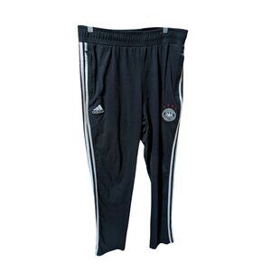 Adidas Mens Track Pants Germany Deutscher Fussball-Bund sz XL Black Soccer